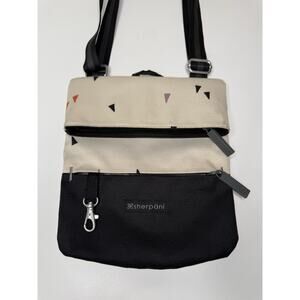 Sherpani Pica Crossbody Medium Ivory Nylon Foldover RFID Utility Travel Bag